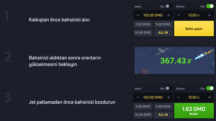 Jetx Oynama Adımları